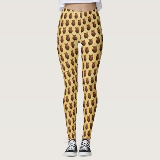 Leggings Pine Cone Owl (Devant)