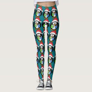 Leggings Pingouin aux cadeaux