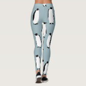Leggings Pingouin Bird animal mignonne Motif (Dos)
