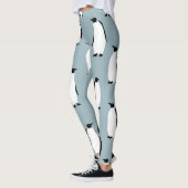 Leggings Pingouin Bird animal mignonne Motif (Gauche)