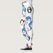 Leggings pingouin bleu noir (Gauche)