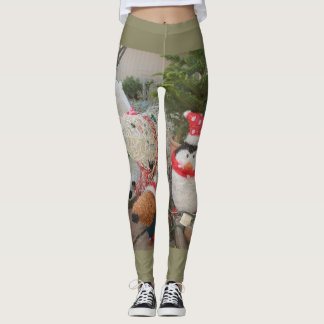 Leggings Pingouin de Noël et jouet de rennes