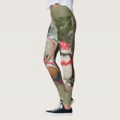 Leggings Pingouin de Noël et jouet de rennes (Gauche)