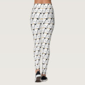 Leggings Pingouin Gentoo noir et blanc (Dos)