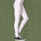 Leggings Pink Awareness Ribbon
