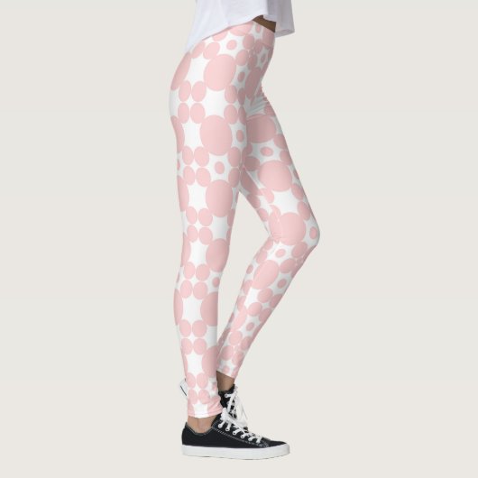 Leggings Pink Circles Pattern (Droite)