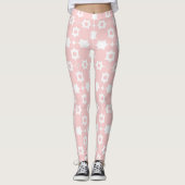 Leggings Pink Circles Pattern (Devant)