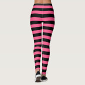 Leggings Pink et Black Strips (Dos)