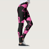 LEGGINGS PINK FLAMANT ROSE YOGA PANTS (Droite)