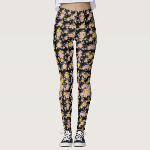 Leggings Pink Flowers
