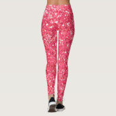 Leggings Pink fun pétillant parties scintillant motif, cade (Dos)