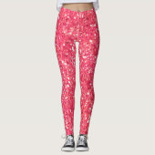 Leggings Pink fun pétillant parties scintillant motif, cade (Devant)