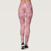 Leggings Pink Glitzy Cheetah Print (Dos)