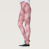 Leggings Pink Glitzy Cheetah Print (Gauche)