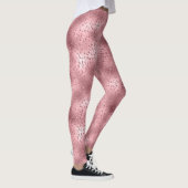 Leggings Pink Glitzy Cheetah Print (Droite)
