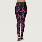 Leggings Pink Hope Faith Force Courage...Cancer du sein (Dos)