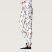 LEGGINGS  PINK LEAVES (Links)