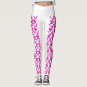 Leggings pink rabbit (Devant)