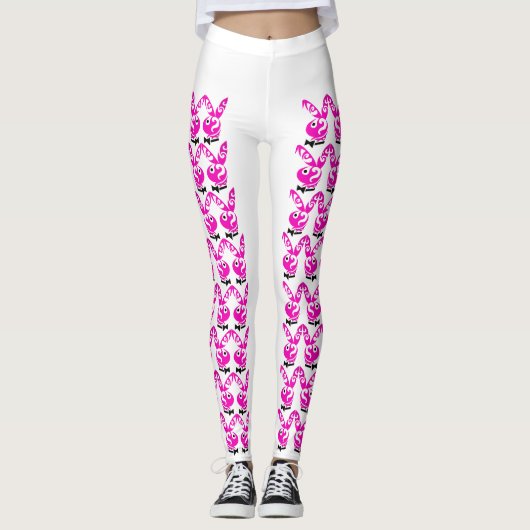 Leggings pink rabbit (Devant)