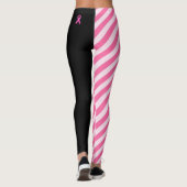 Leggings Pink Ribbon Power Cancer du sein Survivant Confort (Dos)
