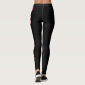 Leggings Pink Ribbon Sensibilisation au cancer du sein (Dos)