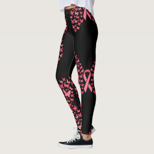 Leggings Pink Ribbon Sensibilisation au cancer du sein