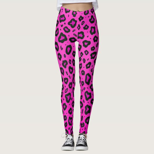Leggings Pink rock girafe (Devant)
