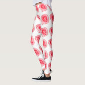 Leggings Pink Rose Flower (Gauche)
