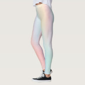 Leggings Pink Sea Green Pastel Ombre (Gauche)