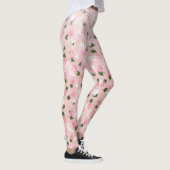 Leggings Pink Sparkle Vintage Garden Blossoms (Droite)