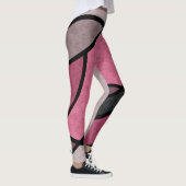 Leggings Pink Sunrise, abstrait (Droite)