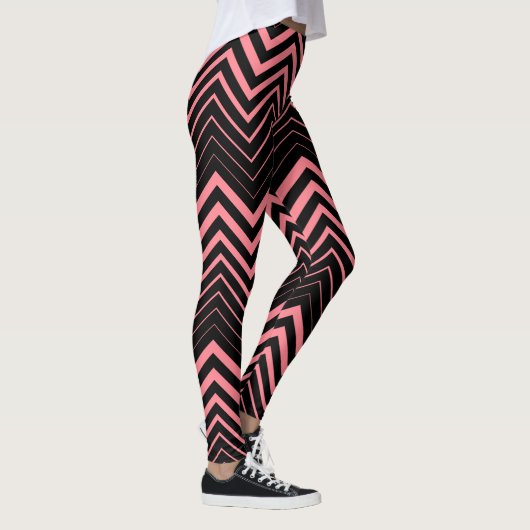 Leggings Pink Zigzag Chevron (Droite)