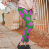 Leggings PinkShamrock Clover St. Patrick's Day