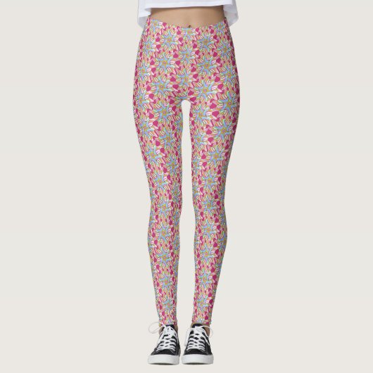 Leggings Pinroues bleu pâle - (Devant)