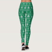 Leggings Pins Festif Noël Sweater Knit Motif (Dos)