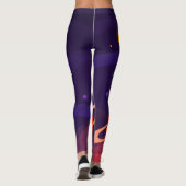 Leggings Pinscher miniature (Pin de minute) dans l'espace (Dos)