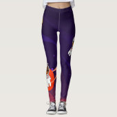 Leggings Pinscher miniature (Pin de minute) dans l'espace (Devant)