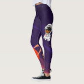 Leggings Pinscher miniature (Pin de minute) dans l'espace (Gauche)