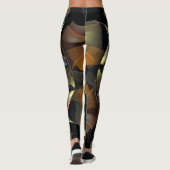 Leggings Pinwheel Art Abstrait (Dos)