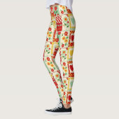 Leggings Pique-Nique Patchwork Fraise (Gauche)