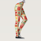 Leggings Pique-Nique Patchwork Fraise (Droite)