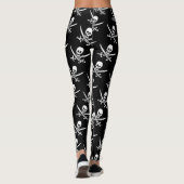 Leggings Pirate, Jolly roger, style, (Dos)