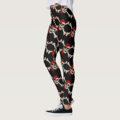 Leggings Pirate, Jolly roger, style, (Gauche)