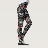 Leggings Pirate Skull avec Sabres croisés (Droite)