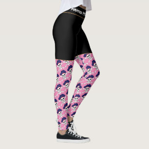 Leggings Pirate Skull & Pirates Flag, Jeux de Fitness