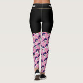 Leggings Pirate Skull & Pirates Flag, Jeux de Fitness (Dos)