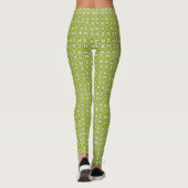 Leggings Pistachio Nut Motif sans couture (Dos)