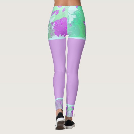 Leggings pivoine (Dos)