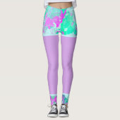 Leggings pivoine (Devant)