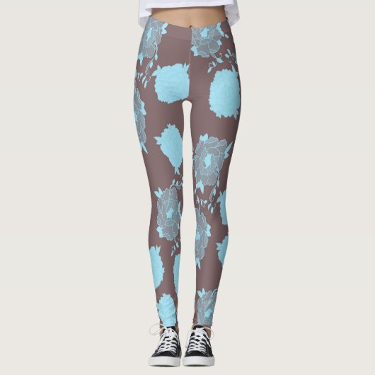 Leggings pivoine (Devant)